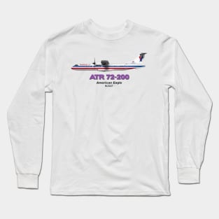 Avions de Transport Régional 72-200 - American Eagle Long Sleeve T-Shirt